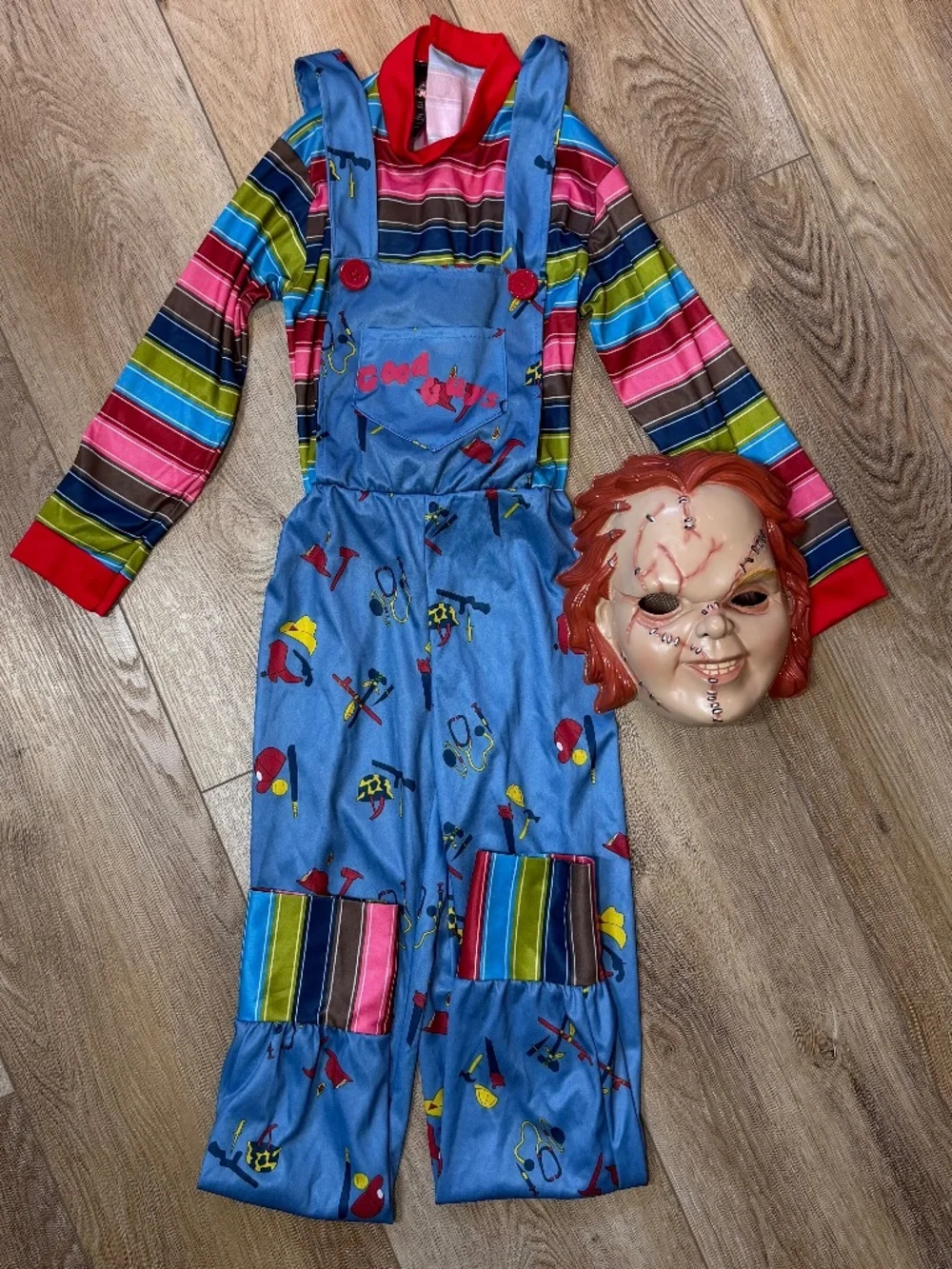 Seed of Chucky Kids Halloween Costume Medium 8-10 EUC Good Guys